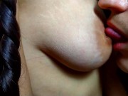 Stepson decided to remember what it was like to suck his stepmoms nipples - Nipples sucking 7/16