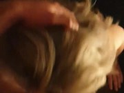 50+ Years Old Married Cougar Blonde Milf Sucks My Cock & Swallows Sperm 2/16