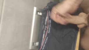 having an orgasm on my underwear