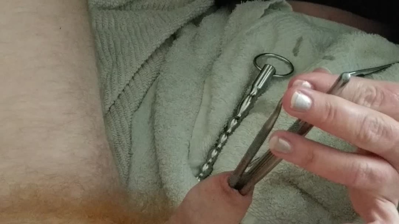 BDSM CBT Urethral Sounding Medical Play Cock Torment - Nettles & Dental Probes - RedTube