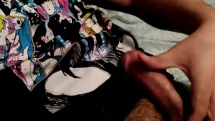 Average length thick cock of an otaku boy