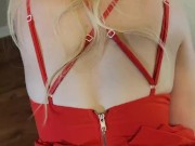 Bathroom fuck with family in the next room. We had to stay quiet! 8/16