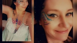 Body paint tease