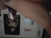 Sexy tattooed milf with DDs enjoys her toys during a DP 14/16