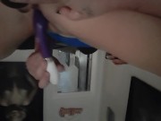 Sexy tattooed milf with DDs enjoys her toys during a DP 15/16