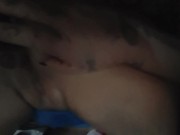 Sexy tattooed milf with DDs enjoys her toys during a DP 16/16