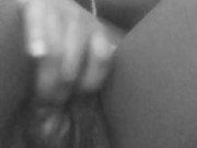 Ebony Stone let’s a random man tell her how to make herself cum. 1/16