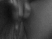 Ebony Stone let’s a random man tell her how to make herself cum. 14/16