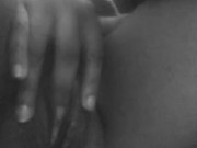 Ebony Stone let’s a random man tell her how to make herself cum. 4/16