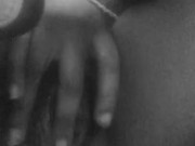 Ebony Stone let’s a random man tell her how to make herself cum. 8/16