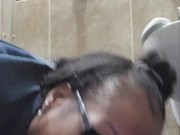 Uniqueen peeing and slurping it off the bathroom floor come see me be disgusting daddy  10/16