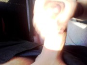 I make him Cum in the back of a crowded bus 13/16