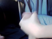 I make him Cum in the back of a crowded bus 3/16