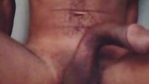 Dick Flash! Big Black South African Teen Cock jerking off, huge cumload. Suck my cock