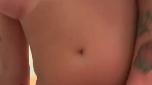 Teen trans playing with straight army soldier for the first time m