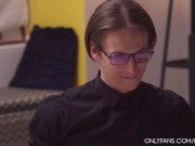 Nerdy boy was caught masturbating while preparing for exams 5/16