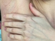 Shaves hairy armpits, shows shaved armpits! 13/16