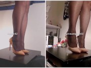 Amateur Double Cumshot under Louboutins for Valentine's Day 9/16