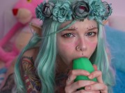 Horny Fairy Elf Sucks Dragon Toy so deep Karneli Bandi 11/16