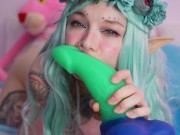 Horny Fairy Elf Sucks Dragon Toy so deep Karneli Bandi 7/16