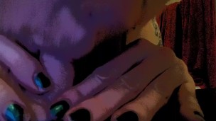 FTM Blowjob Packer, Messy Blowjob, Spit, Eye Contact