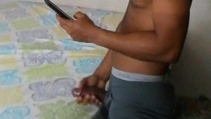 CAUGHT HIM MASTURBATING