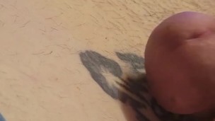 Rubbing my dick
