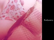 New thong! Playing in some fishnets!  9/16