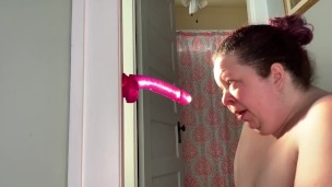 Request to deepthroat a dildo for 10 seconds bbw ssbbw