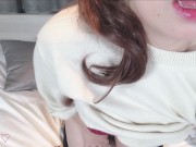 パンツに染みが出来ちゃう変態日本人素人がオナニーマッサージで絶頂！ 16/16