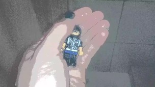Miniscule Man Cock Cummerson Meets The Gigantic Trans Man