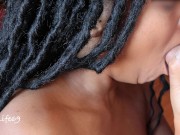 4K Sexy Black Tinder Date Deepthroats My Dick For Dessert 4/16