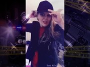 Trying on my police accessories. Even drinking the coffee to go with it. 13/16