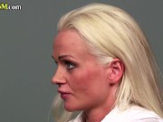 CFNM euro blowing and tugging subjects dick 6/16