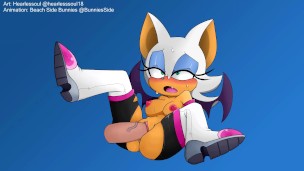 Sexy Rouge the Bat gets dicked