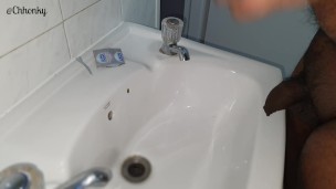 Filling Up A Condom With Hot Piss