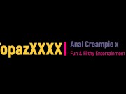 Anal Creampie & Squirt- Mature Stepmom releases cum from her ass removing butt plug 1/16