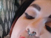 tattoo piercing babe humiliate you with salvia 3/16
