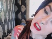 tattoo piercing babe humiliate you with salvia 7/16