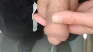 Transgal; Playing With Myself & Messily Peeing All Over, In A Porta Potty