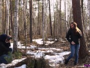 Girl Sensual Sucking and Fuck during Photo Session - Creampie 1/16