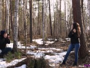 Girl Sensual Sucking and Fuck during Photo Session - Creampie 4/16