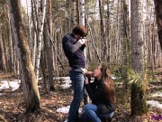 Girl Sensual Sucking and Fuck during Photo Session - Creampie 6/16