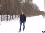 Cute Bitch Fantasizes about Teacher and Sex With Him in the Forest 3/16