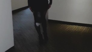 Flaquita caminando con plug anal de zorra AriRokSex