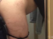 Рискованный минет и секс в примерочной магазина - почти поймали - Screenshot 14 of 16 - Public Sex