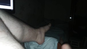 Артем дрочит self suck autofellatio self footjob