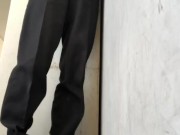 男子高校生 学校で隠れてオナニーしてみた