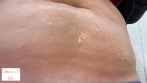 after run sweaty belly 9 - glimpse of me