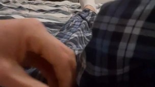 Morning cock tug